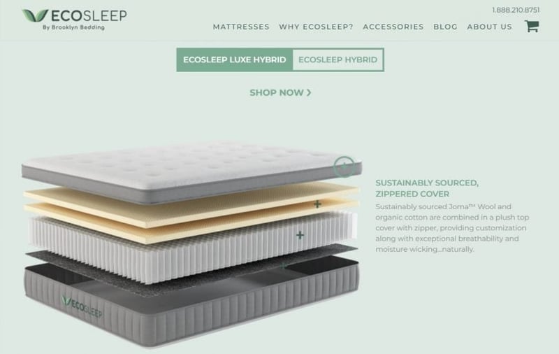 EcoSleep by Brooklyn Bedding