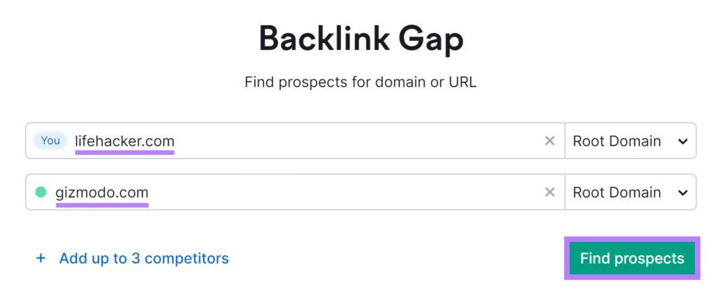 Backlink Gap Analysis