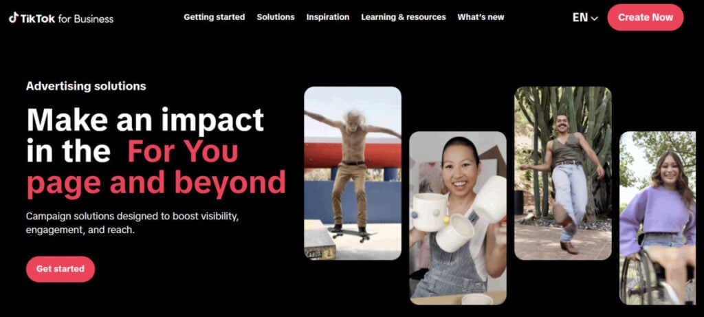 Advertising Solutions TikTok