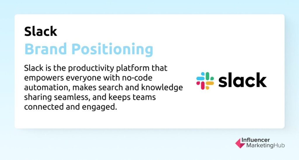 Slack Brand Positioning